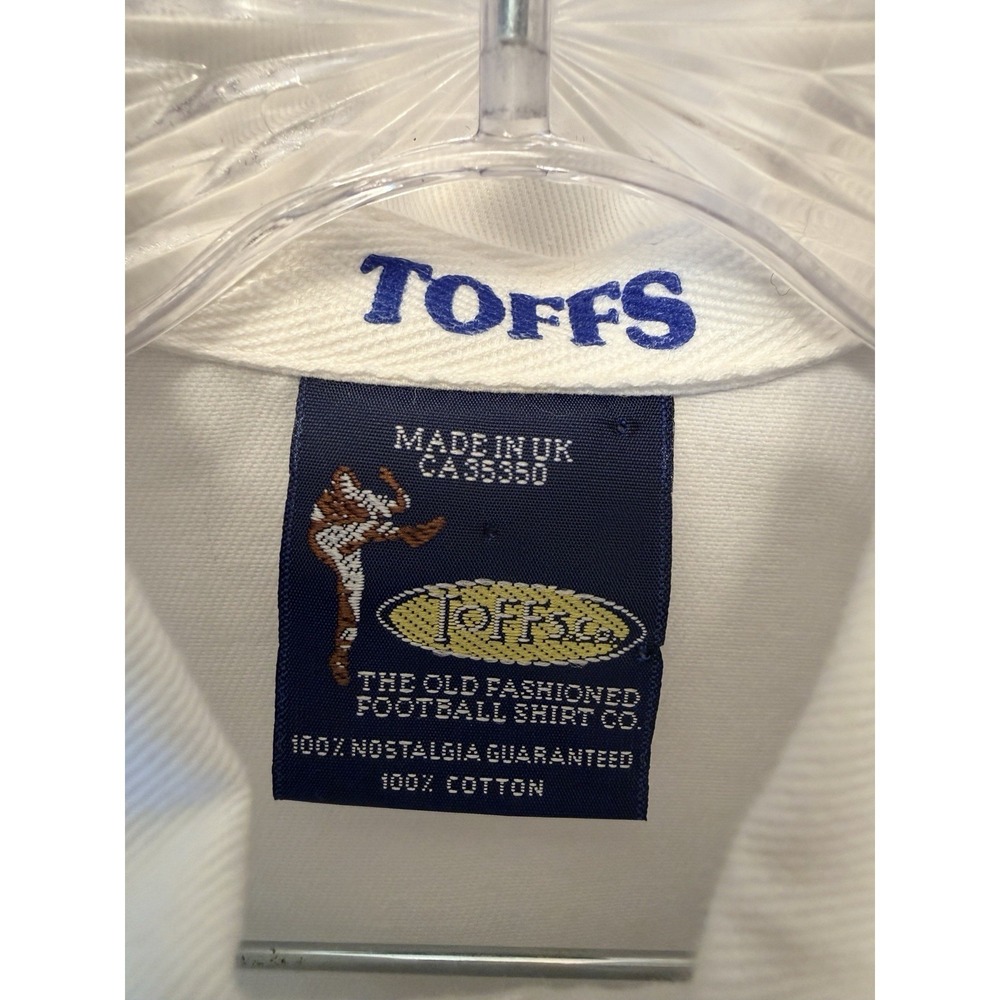 Toffs England 1930-50s Retro Football Shirt Large Heavyweight Cotton Three Lions - Picture 3 of 7